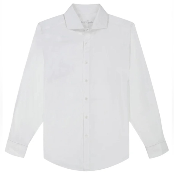 🤍Robert Graham • men’s white jacquard waycross long sleeve button down • M • NWT - Picture 1 of 11